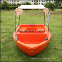 PE popular barco 3,6 m lago pesca barco de plástico para 6 pessoas